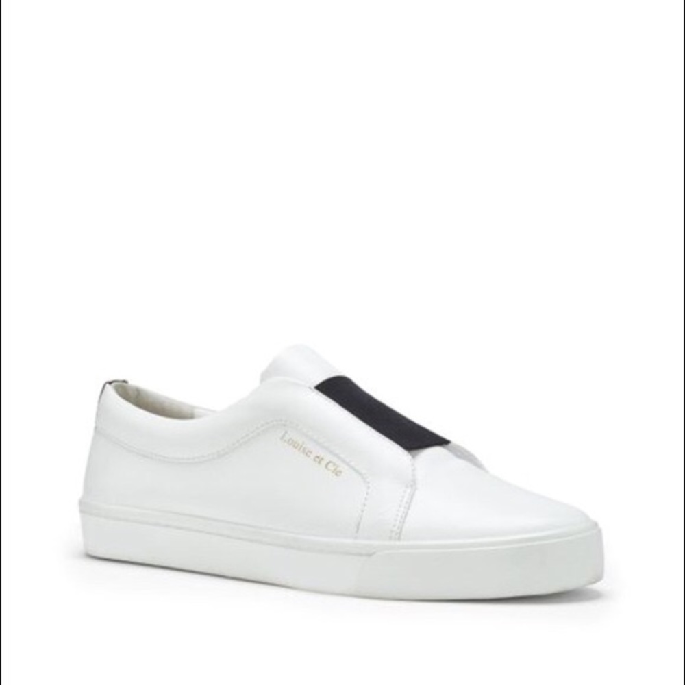 Louise et Cie White Slip On Sneakers